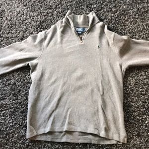Men’s Polo Ralph Lauren Grey Quarter Zip